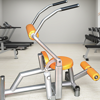 А-175g Гидравлический тренажер "Пресс машина - разгибание спины"