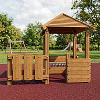 Домик с заборчиком. Для самых маленьких