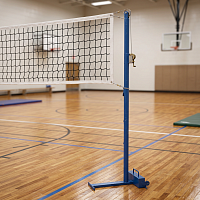 Стойка для бадминтона с упором мобильная