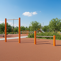 Разноуровневые брусья серия Kompann