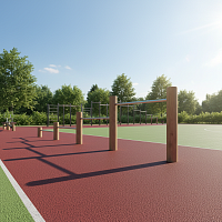 Каскад турников для отжиманий и подтягиваний серия Эко