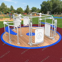 Карусель для колясочников и сопровождающих лиц