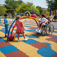 Игровой комплекс "Мячи в радуге"