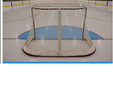 Сетка для хоккейных ворот (хоккей с шайбой), размеры 1,25х1,85х0,50х1,15 м, толщина нити: 5,0 мм