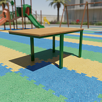 УТИ-027 Стол уличный с местом для кресла-коляски