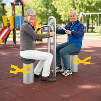 УТЭ-049П БАЛАНСИР СИДЯ ДВОЙНОЙ 