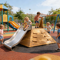 Пирамида с горкой из нержавейки v.2