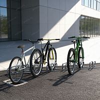 ВП-07 Велопарковка овальная массовая на 8 мест