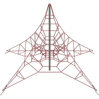 Конструкция для лазания серия "Звезда" ПД-861 (7х7х4)